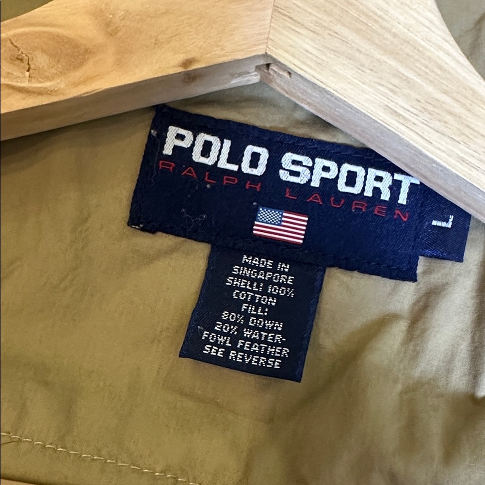 Polo Sport RALPH LAUREN puffer Down Jacket men’s size large - Picture 9 of 10